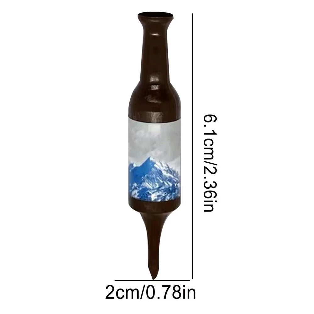 Funny Golf Tees Resin Golf Tees Novelty Bottle Shape Golf Tees Portable Golf Accessories for Driving Range Reusable Golf Tees