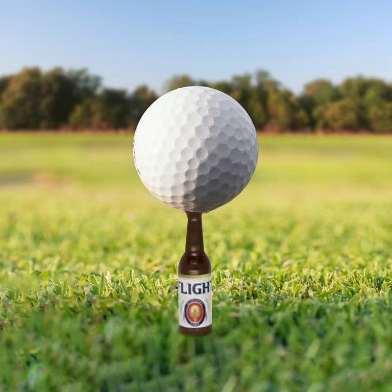 Funny Golf Tees Novelty Bottle Shape Golf Tees Portable Golf Accessories for Father'S Day Gifts Funny Golf Training Equipment